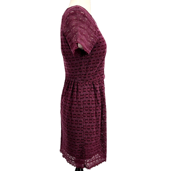Free People Burgundy Lace Mini - Picture 5 of 5